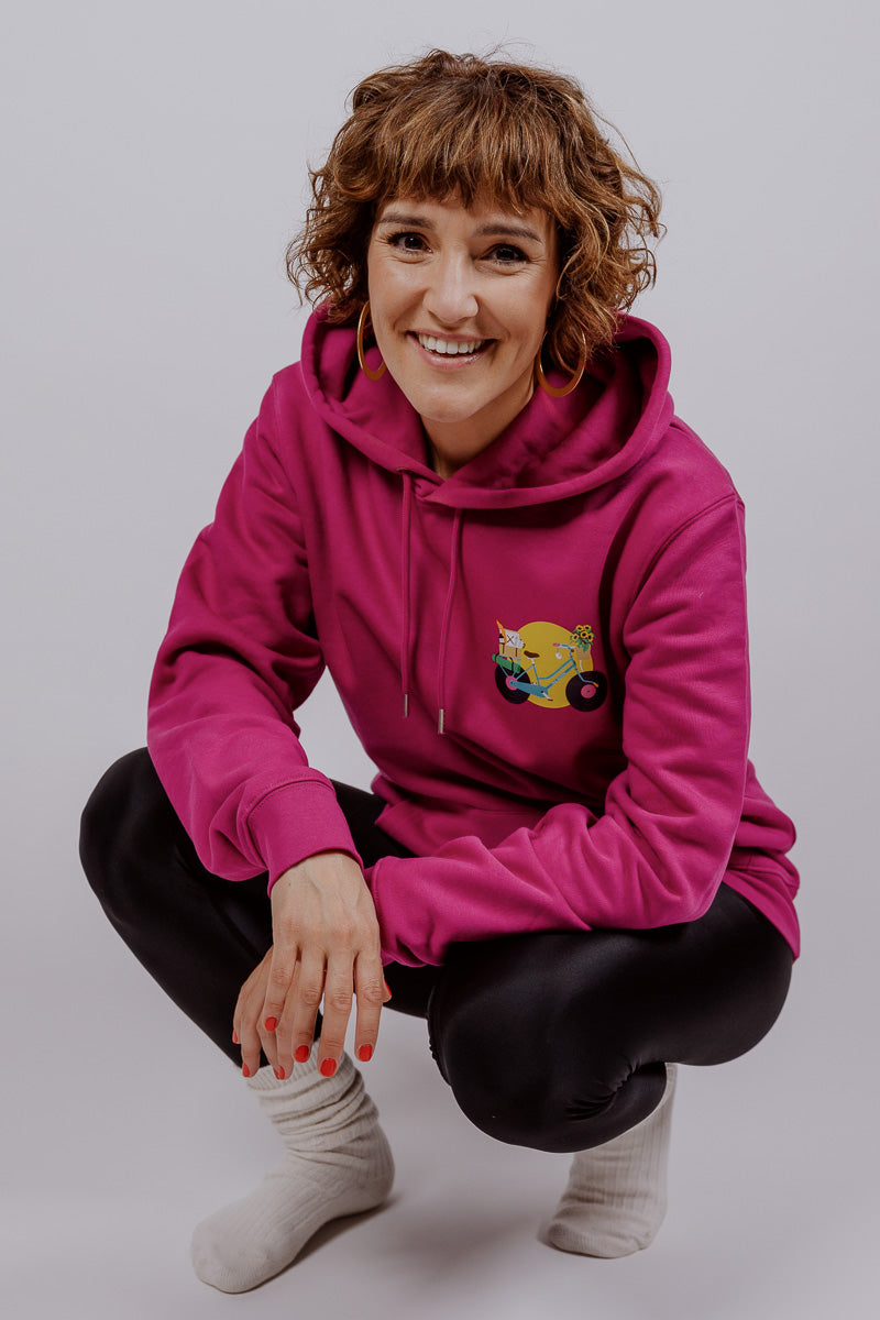 INA REGEN Hoodie "Radl" (orchidee)
