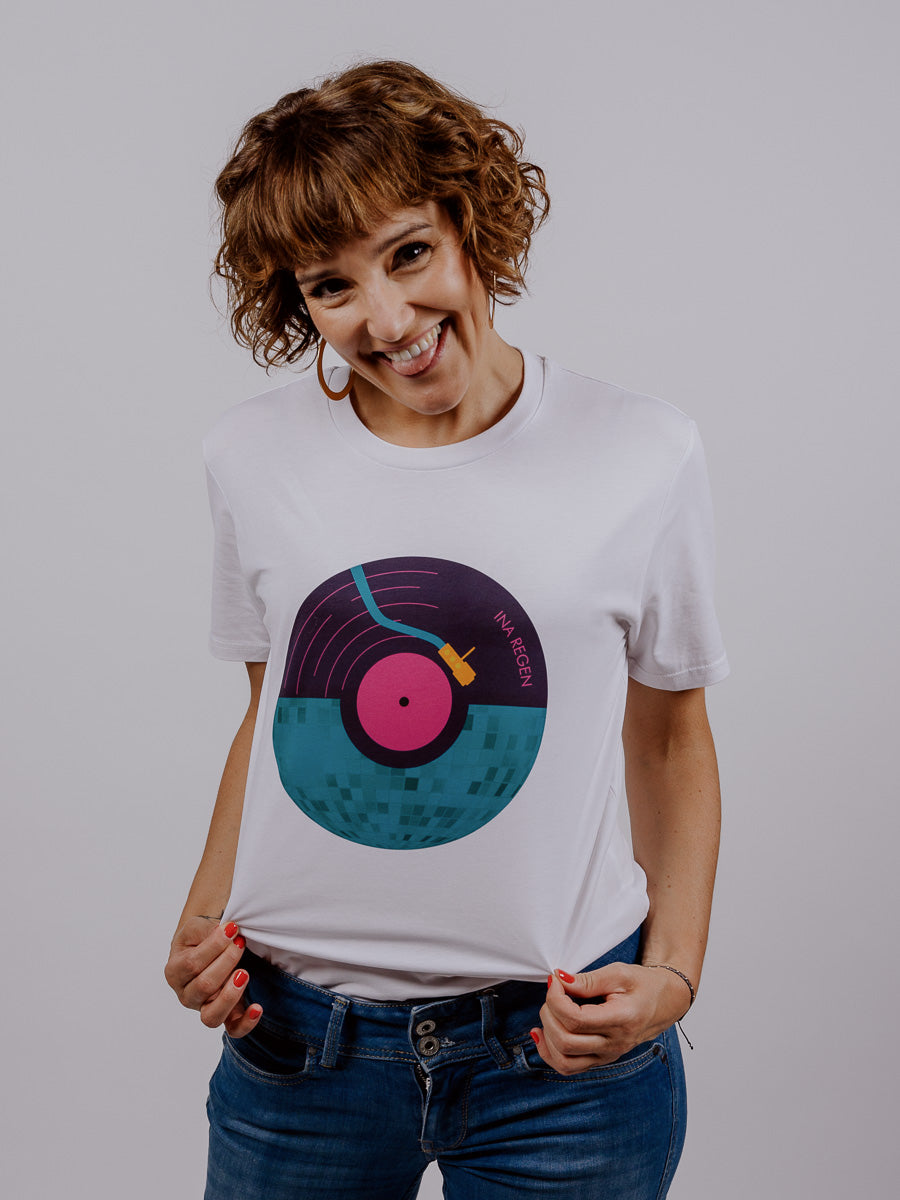 INA REGEN Shirt "Discokugel" (weiß)