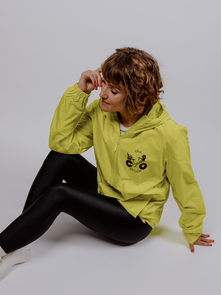 INA REGEN Jacke "Radl" (limette)