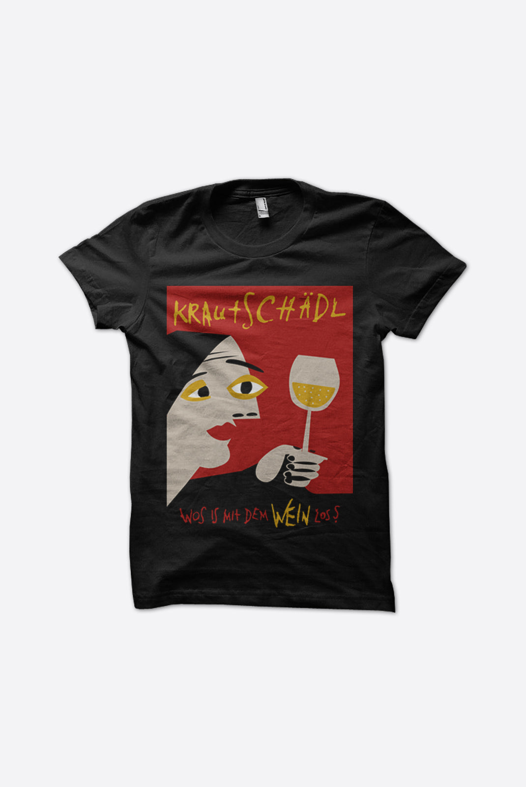 Krautschädl - T-Shirt "da Wein"