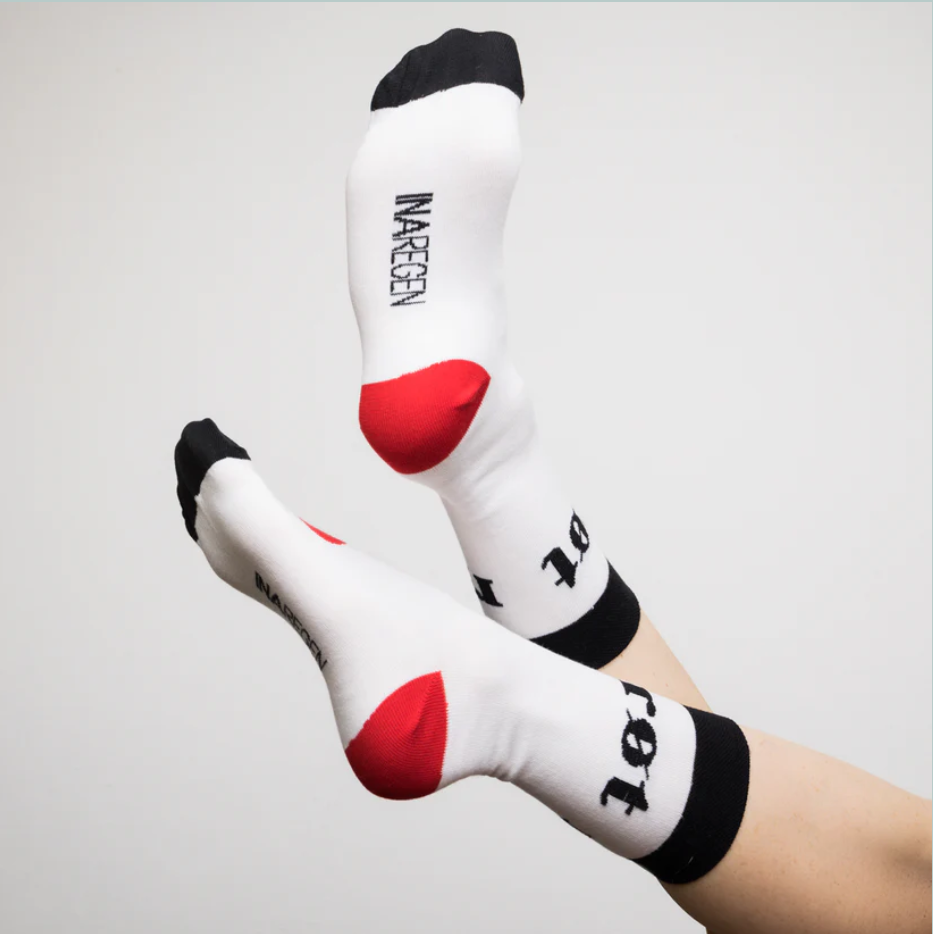 AKTION - INA REGEN Socken "røt"