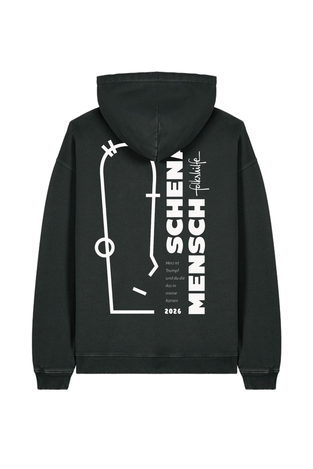 folkshilfe - Hoodie- Schena Mensch