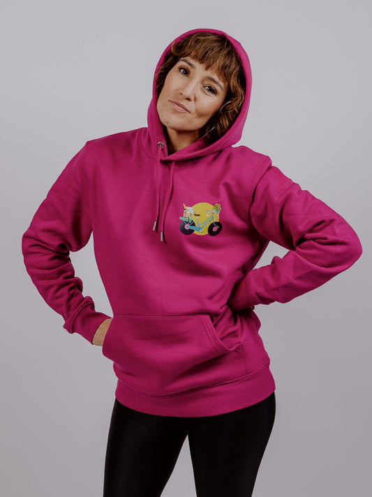 INA REGEN Hoodie "Radl" (orchidee)