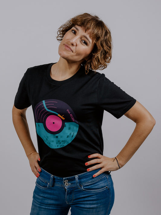 INA REGEN Shirt "Discokugel" (schwarz)