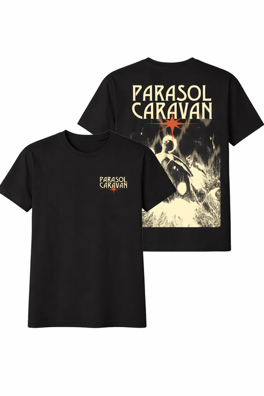 Parasol Caravan - T-Shirt - back from space